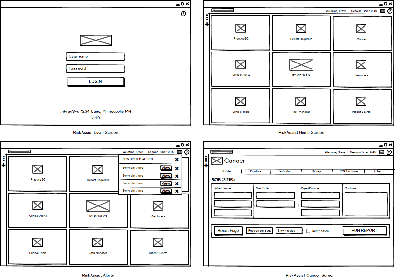 Rapid Prototyping, UX UI, Wireframes
